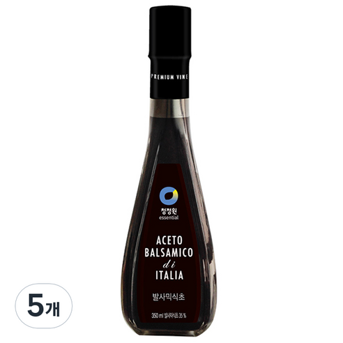 청정원 발사믹식초, 350ml, 5개