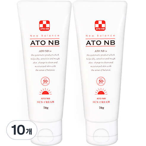 아토엔비 유아선크림 SPF50+ PA++++, 70g, 10개