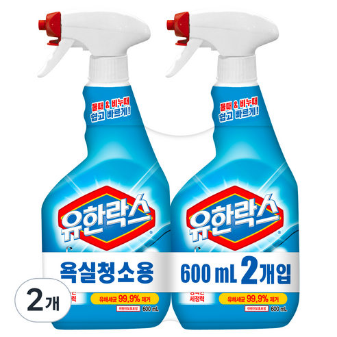   유한양행 욕실청소용 세제, 600ml, 4개