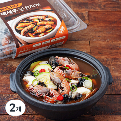 MYCHEF 딱새우 된장찌개 밀키트 2인분, 360g, 2개