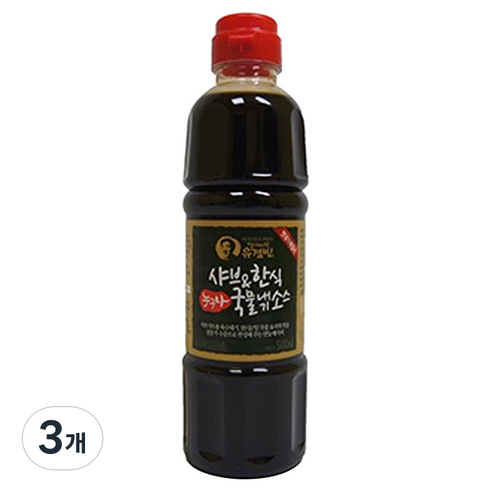 이엔푸드 유경빈 샤브한식국물내기소스, 500ml, 3개