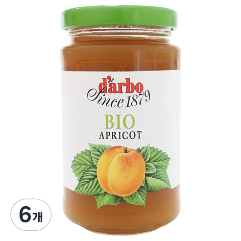 다보 유기농 살구잼, 260g, 6개