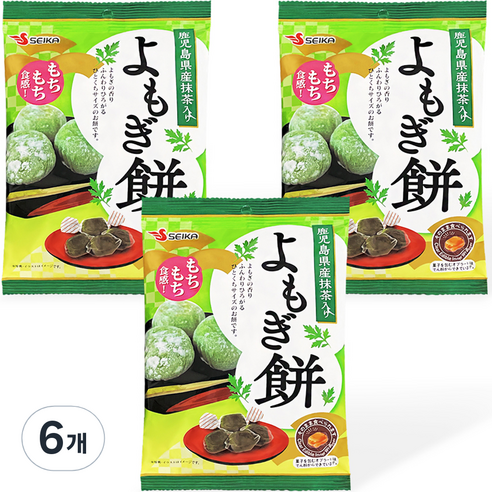 세이카 요모기 모찌 쑥떡 맛, 120g, 6개