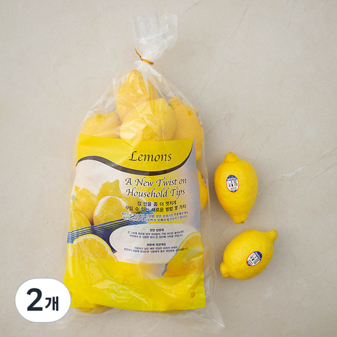 AGRICOM 수일통상 칠레 레몬, 1.8kg, 2개