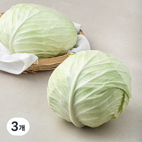 국내산 양배추, 2개입, 3개