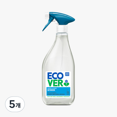 에코버 욕실 클리너, 500ml, 5개