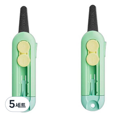 마다꾸미 다용도 안전 커터칼, 그린, 10개