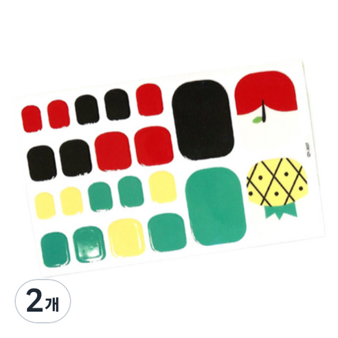 블루코지 느낌 좋은 이쁜 패디팁 스티커, 2개, Type 05