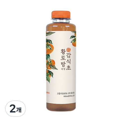 맛있는자연 황토방 숙성 감식초, 900ml, 2개