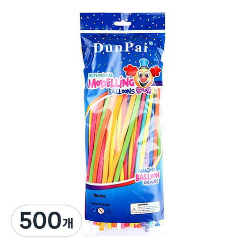 둔파이 막대 요술풍선 260S, 펄혼합, 500개