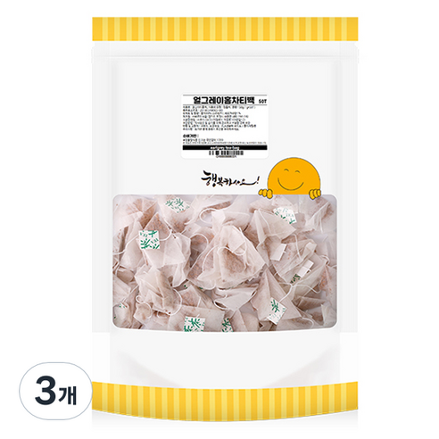 얼그레이 홍차 티백, 3개, 50개입