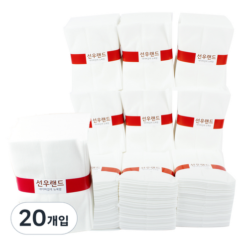 선우랜드 정전기 청소포 알뜰포장 표준형 50매, 20개