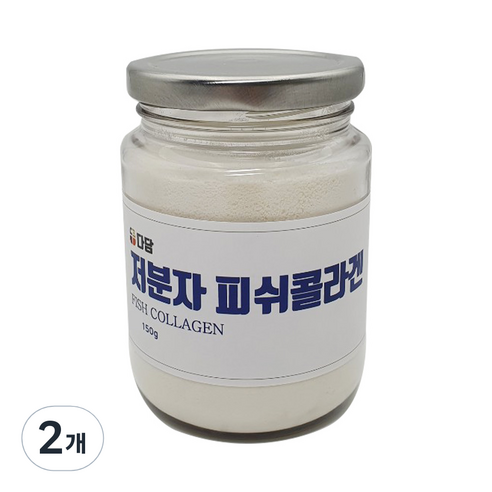 다담 저분자 피쉬콜라겐 분말 가루, 2개, 150g