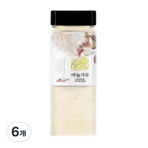 덕화 마늘가루 80%, 400g, 6개