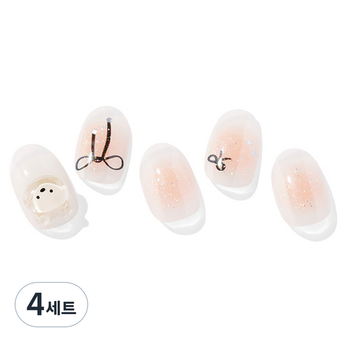 오호라 N 베어 업 네일 세트, 4세트