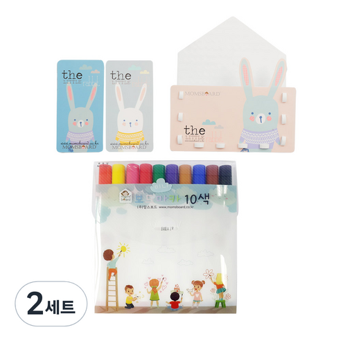 맘스보드 맘스 베이직 3종 세트, 리틀래빗, 2세트