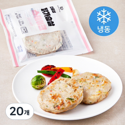 다즐샵 닭가슴살 스테이크 오리지널맛 (냉동), 100g, 20개
