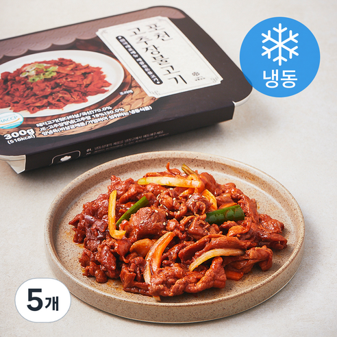 진푸드 포천 고추장 불고기 (냉동), 5개, 300g