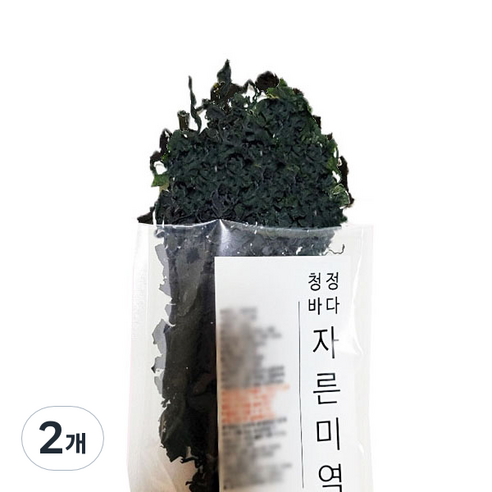 우진수산 자른미역, 1kg, 2개