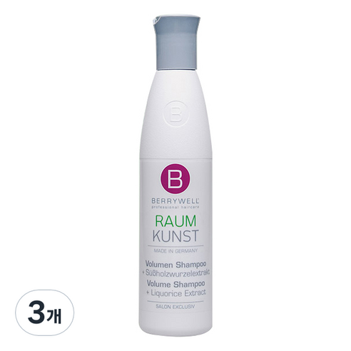 베리웰 볼륨 헤어 샴푸, 250ml, 3개