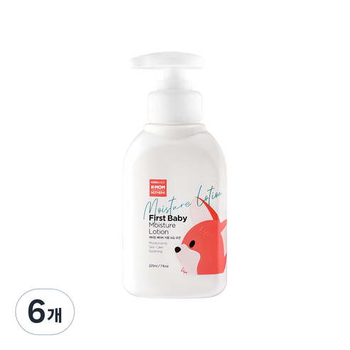 케이맘 베이비 처음 보습 로션, 225ml, 6개