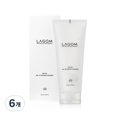 라곰 셀럽 젤 투 워터 클렌저, 220ml, 6개
