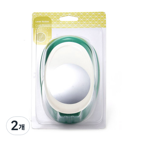 포코스 모양펀치 R-65 65mm, 2개, 21번 원