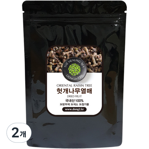 동이약초 국내산 헛개나무열매, 150g, 2개