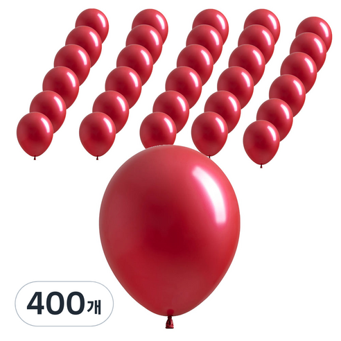 조이벌룬 풍선 30cm, 펄레드, 400개