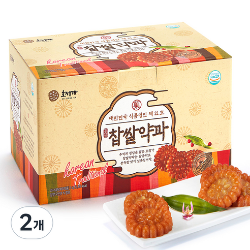 호정가 찹쌀약과, 3kg, 2개
