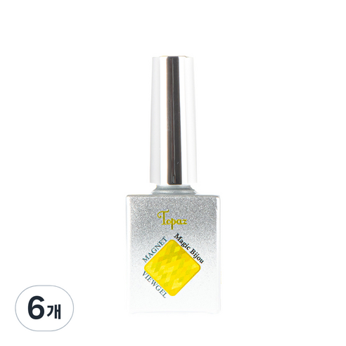 마그넷젤 매직비쥬 컬러젤 10ml, Topaz, 6개