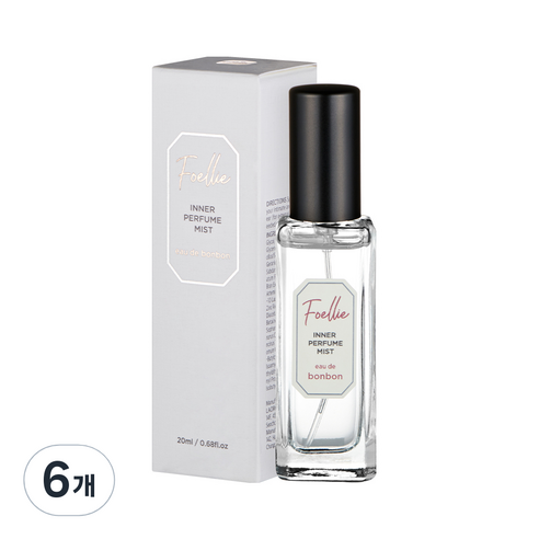 포엘리에 이너퍼퓸 미스트 오드봉봉 여성청결제, 6개, 20ml