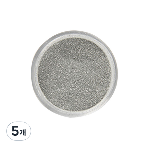 키라키라 반사 글리터 미니 5g, 5개, 실버