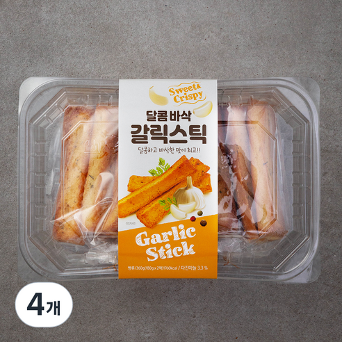 달콤 바삭 갈릭스틱, 360g, 4개