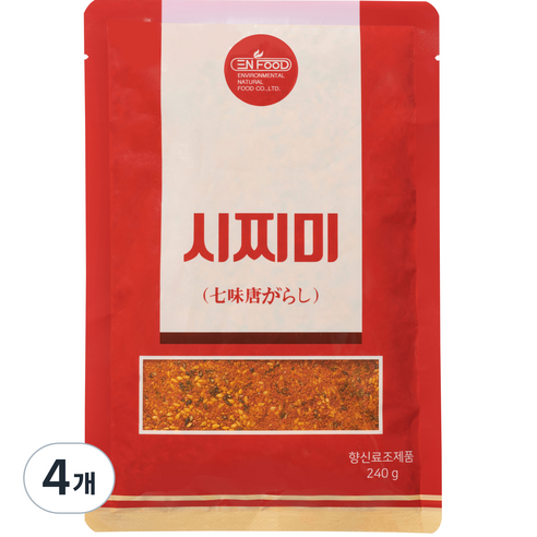 이엔푸드 시찌미, 240g, 4개