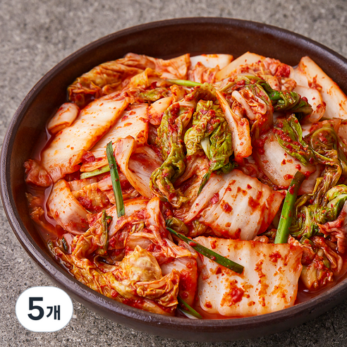 농가식품 맛김치, 1kg, 5개