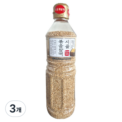 시골 볶음참깨, 400g, 3개