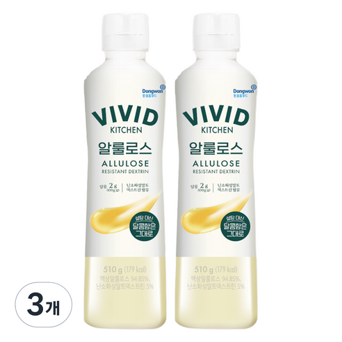 비비드키친 알룰로스 2p, 510g, 3개