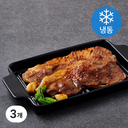 아리랑가든 제주흑돼지 앞다리 양념구이 (냉동), 500g, 3개