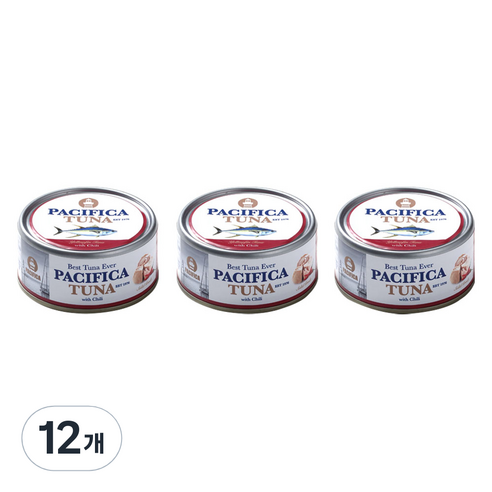 퍼시피카튜나 황다랑어 고추참치, 12개, 135g