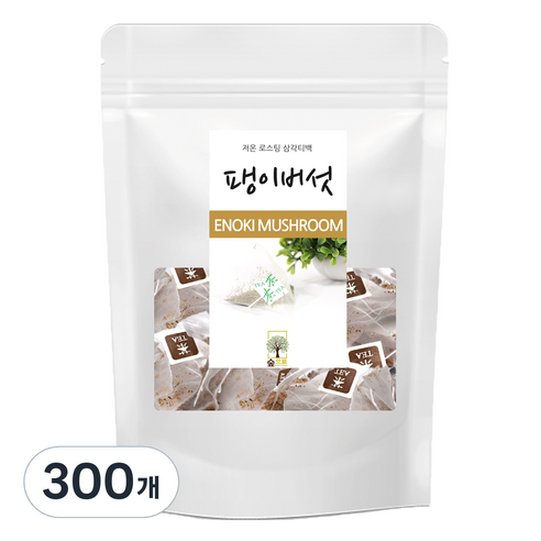 팽이버섯 삼각티백 차, 1g, 1개입, 300개