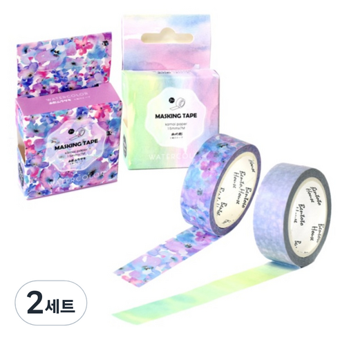 라이프포인트 마스킹 테이프 세트, S1006, S1016, 2세트