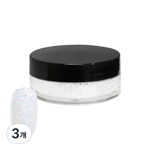 네일스케치 보석 글리터 15g, 01 오로라, 3개