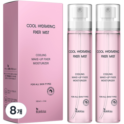록키스 쿨 하이드레이팅 픽서 미스트, 8개, 100ml