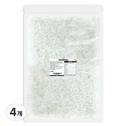 고미네 코코넛 롱 슬라이스, 700g, 4개