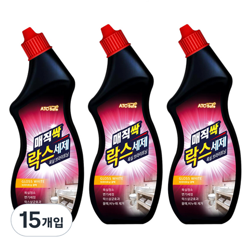 아토세이프 매직싹 욕실용 락스세제, 750ml, 15개입