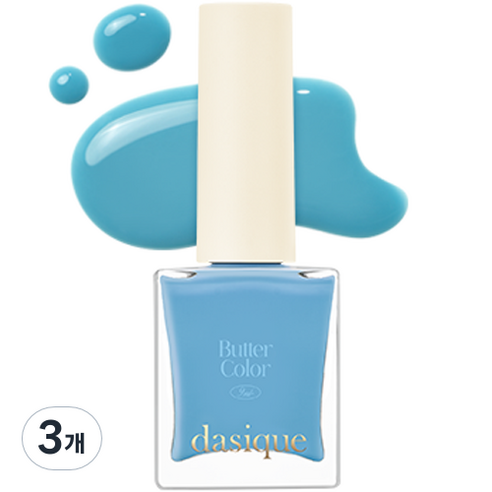 데이지크 시럽 네일 컬러 매니큐어, 09 블루 치즈, 9ml, 3개