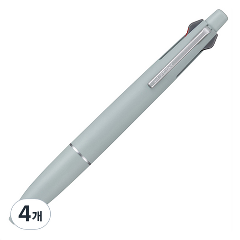 제트스트림 라이트 터치 잉크 멀티펜 MSXE-LS 0.5mm, 미스트블루, 4개