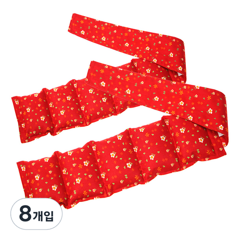 아이러브허브 허브 목 찜질팩 레드, 8개