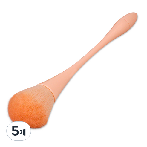 메이브라운 네일 고급 더스트브러쉬, 핑크베이지, 5개